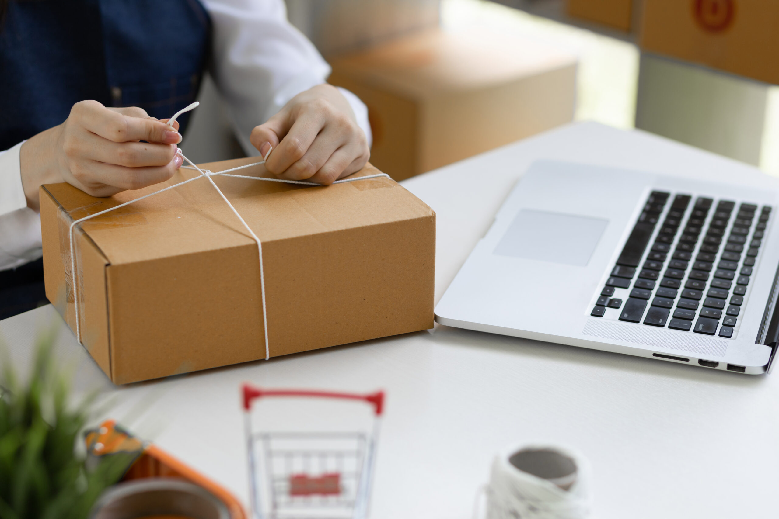 Preparing to ship for e-commerce sellers.