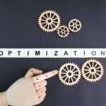 gear teeth with the word Optimization.