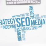 Wordcloud With Words Seo And Internet Terms Over White Background